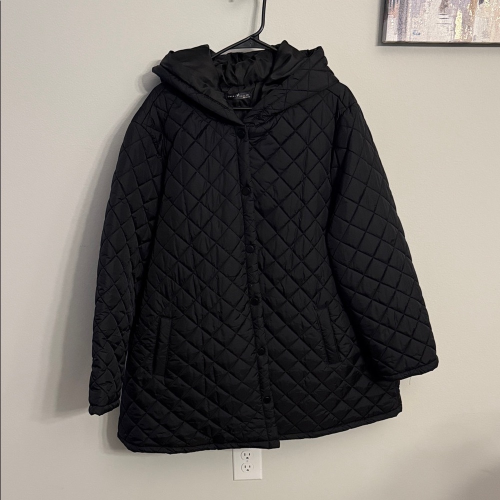 Women's Black Quilted Jacket